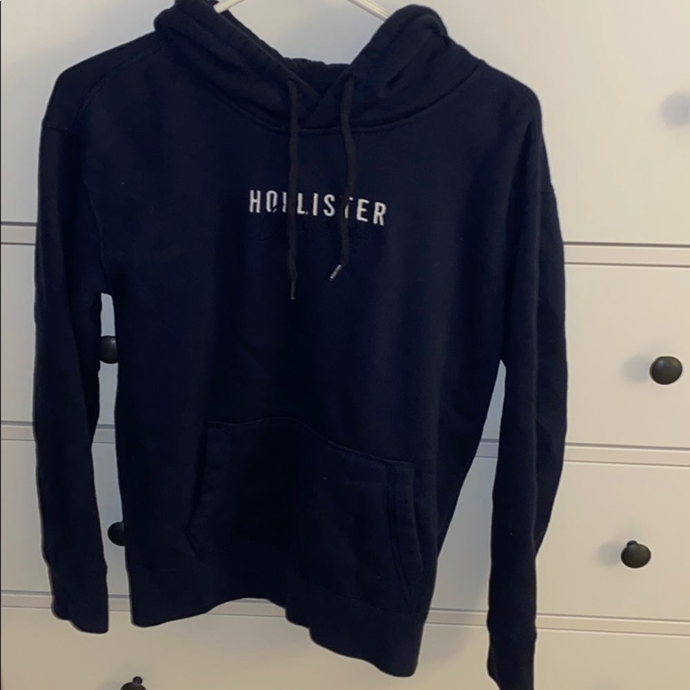 hollister california blue hoodie
